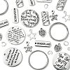DIY Inspirational Words Keychain Making Kit DIY-FS0005-26-2