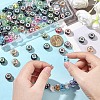 100Pcs Large Hole Dog Paw Prints Pattern Resin European Beads OPDL-YW0001-06-5