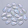 Transparent Spray Painted Glass Pendants LS-GLAA-T016-25-1