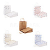 Magibeads 30Pcs 5 Colors Kraft Paper Gift Bags ABAG-MB0001-06-2