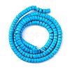 Synthetic Turquoise Beads Strands X-TURQ-G110-4x2mm-06-3