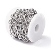 304 Stainless Steel Oval Link Chains CHS-C002-01P-3