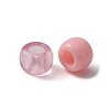 Translucent & Opaque Acrylic Beads OACR-WH0036-05B-1