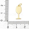 Brass Enamel Pendants KK-U062-02B-01-3