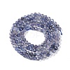 Natural Iolite Beads Strands LS-G-N342-32-3