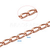 Electroplate Brass Drop Twisted Chains Curb Chains CHC-PH0002-02RG-2