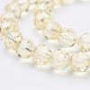Faceted Round Imitation Austrian Crystal Glass Bead Strands G-PH0008-09-6mm-2