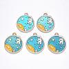 Alloy Enamel Pendants X-ENAM-N054-002-1