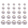 50Pcs 5 Styles 925 Sterling Silver Beads STER-TA0001-18-1