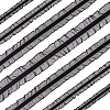FINGERINSPIRE 20 Yards 4 Styles Pleated Chiffon Elastic Lace Trim OCOR-FG0001-76-1