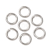Tarnish Resistant 304 Stainless Steel Open Jump Rings STAS-N015-10-7x1mm-1