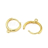 Brass Hoop Earring Findings KK-G557-11G-2