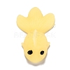Gold Fish Shape Stress Toy AJEW-H125-17-1