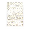 Laser Hot Stamping Nail Art Stickers Decals MRMJ-R088-33-R082-04-1