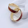 Alloy and Faux Leather Hinged Bangles for Women FS-WGE9289-02-2
