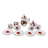 Mini Ceramic Tea Sets BOTT-PW0002-124D-3