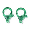Transparent Acrylic Lobster Claw Clasps TACR-T023-01C-2