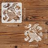 Large Plastic Reusable Drawing Painting Stencils Templates DIY-WH0172-790-2