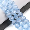 Natural Selenite Beads Strands G-C142-01A-03-2