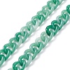 Acrylic Curb Chain Eyeglasses Chains AJEW-EH00385-7