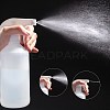 500ml White Plastic Trigger Spray Bottles with Adjustable Nozzle Empty Mist Spray Bottles for Cleaning Plant Flowers Home Garden AJEW-BC0005-72-4