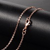 Brass Necklaces X-MAK-K003-02RG-1