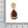 Brass Pave Cubic Zirconia Pendants KK-N290-33G-01-3