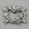 Alloy Crystal Rhinestone Wedding Shoe Decorations FIND-WH0120-80B-P-1