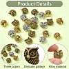 24Pcs 3 Colors Tibetan Style Alloy Beads FIND-YW0006-17-3