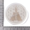 Flat Round Natural Selenite Slice Coasters DJEW-C015-02K-3