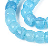 Ombre Effect Dyed Glass Beads Strands GLAA-Q106-05B-A05-3