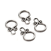 304 Stainless Steel Toggle Clasps Parts STAS-D142-03C-P-1