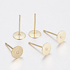 304 Stainless Steel Stud Earring Findings STAS-G179-55G-4mm-1