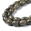 Tibetan Style dZi Beads Strands TDZI-E005-01H-3