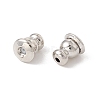 Rack Plating Brass Ear Nuts KK-G433-03P-2