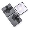 Bowknot Organza Ribbon Cardboard Bracelet Bangle Gift Boxes BC148-05-3