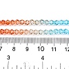 Gradient Color Baking Paint Glass Bead Strands X1-DGLA-A039-T2mm-A016-5