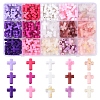 270Pcs 18 Styles Opaque Acrylic Beads SACR-FS0001-41B-1