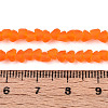 Frosted Transparent Glass Beads X1-GLAA-N016-4mm-09-4