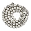 Eco-Friendly Dyed Glass Pearl Round Beads Strands HY-A002-6mm-RB010-5