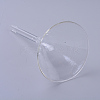 Transparent Glass Funnel Hopper AJEW-WH0104-45A-2