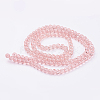 Spray Painted Crackle Glass Beads Strands CCG-Q001-6mm-03-2