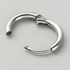316L Surgical Stainless Steel Huggie Hoop Earrings for Girl Women EJEW-TAC0011-11A-P-2