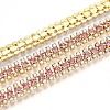 Iron Rhinestone Cup Chains CH-T006-04G-11-1