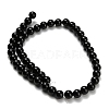 Natural Black Onyx(Dyed & Heated) Beads Strands X-G-H329-C06-8mm-3