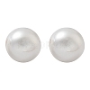 304 Stainless Steel Plastic Imitation Pearl Stud Earrings EJEW-R030-01G-02-4