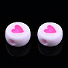 Opaque Acrylic Beads MACR-N008-57F-3