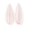 Natural Rose Quartz Pendants G-N348-02C-4