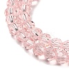 Transparent Glass Beads Strands X-EGLA-A035-T4mm-D20-4