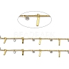 Handmade Brass Curb Chains CHC-L039-03G-2